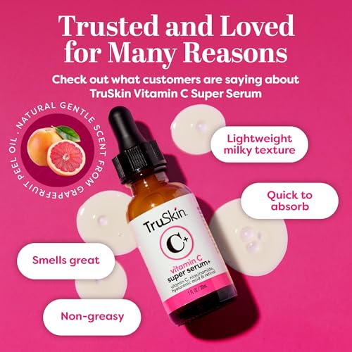 TruSkin Vitamin C-Plus Super Serum - Suero facial antiarruga