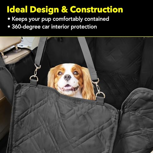 Meadowlark Funda de asiento de coche para perro con hamaca d