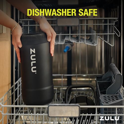 ZULU Goals Botella de agua de acero inoxidable de gran capac
