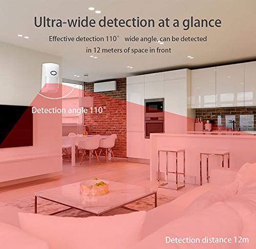 Sensor de movimiento inteligente inalámbrico: alerta de dete
