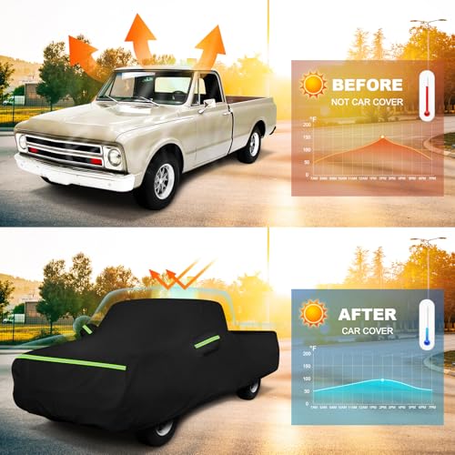 QUNSUNUS - Funda impermeable para automóvil Chevrolet C10 C2