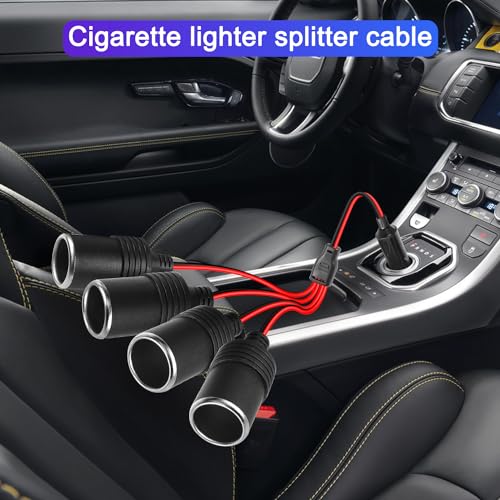 1 to 4 Car Cigarette Lighter 12v 24v Power Charger Adapter 4