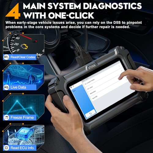 XTOOL Escáner D5S OBD2 - Lector de código 2025 para automóvi