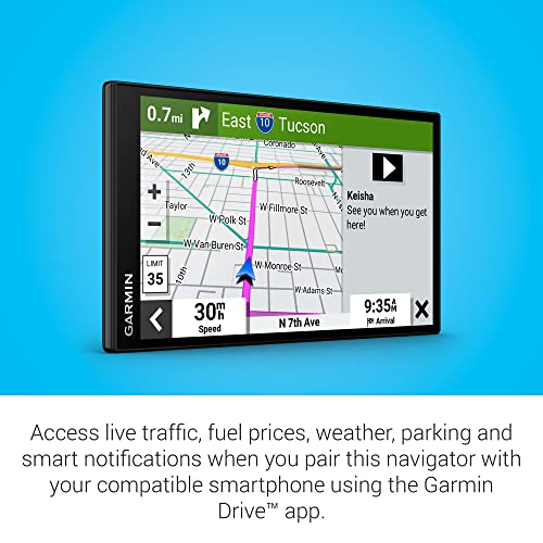 Garmin DriveSmart 76, navegador GPS para automóvil de 7 pulg