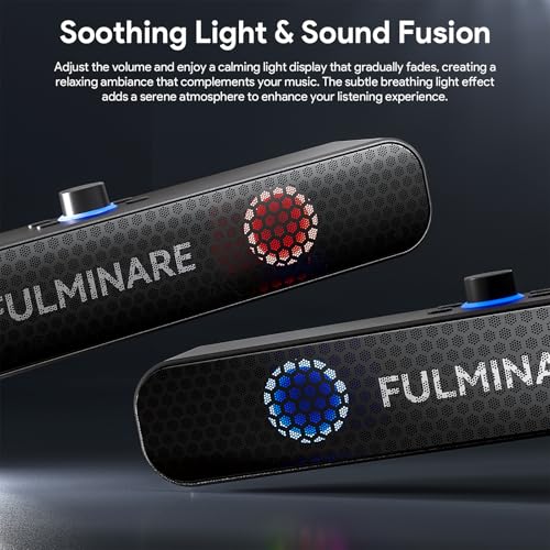 FULMINARE Altavoz Bluetooth con sonido HD de 26 W, altavoz p