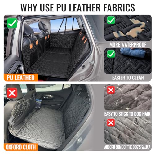 Extensor de asiento trasero para perro, funda de asiento tra