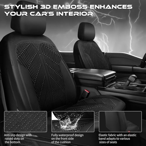 CAR PASS Fundas impermeables para asiento de automóvil, fund