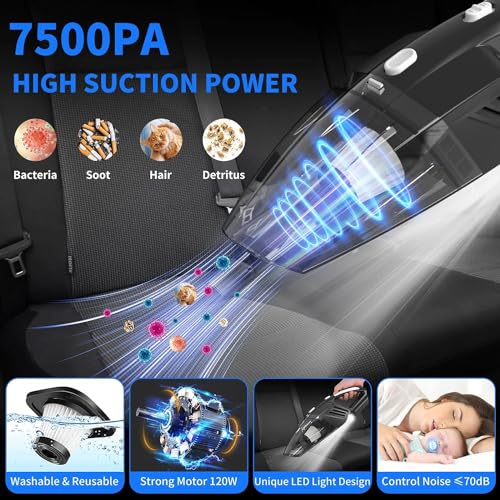 Kit de detalles de coche de 17 piezas, kit de limpieza para