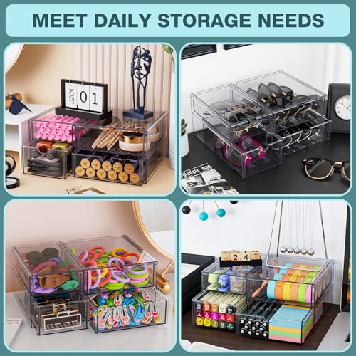 Noverlife Organizador de accesorios acrílicos para el cabell