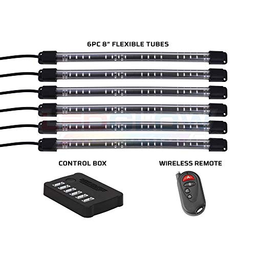 LEDGlow Kit de iluminación de neón para interiores de 6 unid
