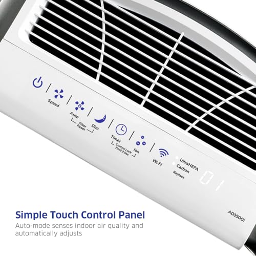 AIRDOCTOR Purificador de aire inteligente 3500i para salas d