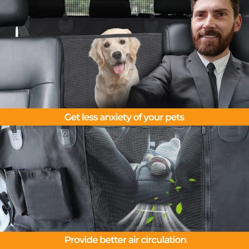 Simple Deluxe Funda de asiento de coche para perro para asie