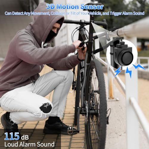 Alarma antirrobo para bicicleta con control remoto, sistema