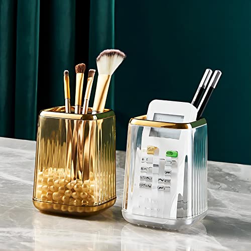 DASITON Organizador de brochas de maquillaje, soporte cuadra