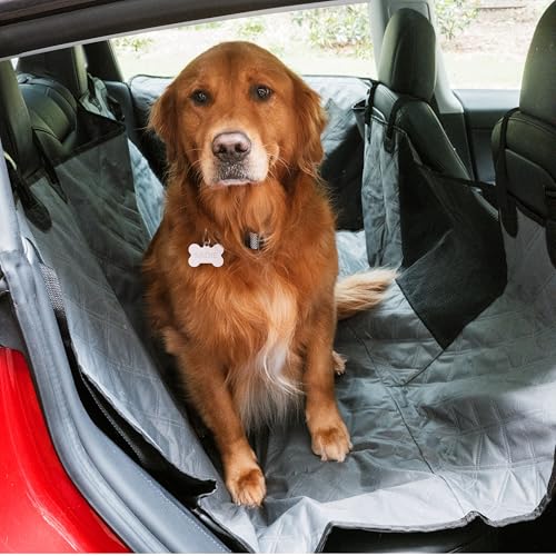 Funda de asiento de automóvil para perro con protector de ar