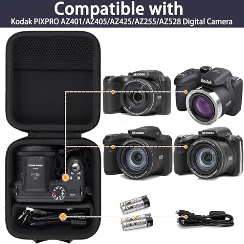 Funda para cámara compatible con KODAK PIXPRO AZ405/AZ425/AZ