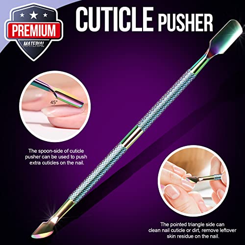 FANDAMEI Kit de cutículas, 4 piezas de cuidado de uñas, herr