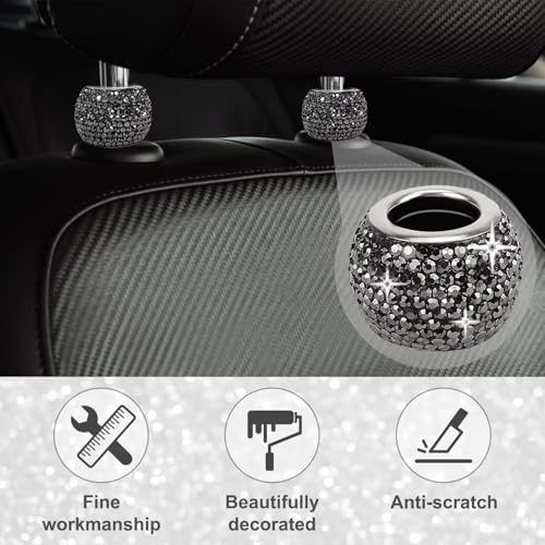 4 collares para reposacabezas de automóvil, decoración de an