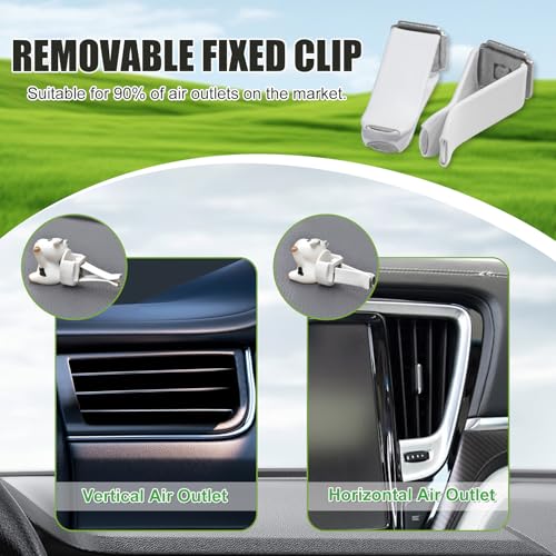 SuperKaKa Juego de 2 clips de ventilación de coche con diseñ