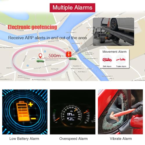 Rastreador GPS para vehículos 4G LTE GPS Tracker fuerte imán
