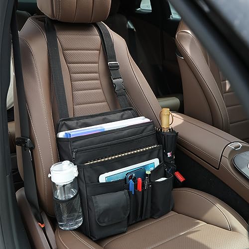 Organizador de asiento delantero de coche para archivar docu