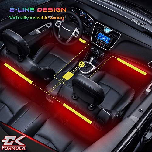 CK Formula Luces LED interiores, 16 millones de colores RGB,