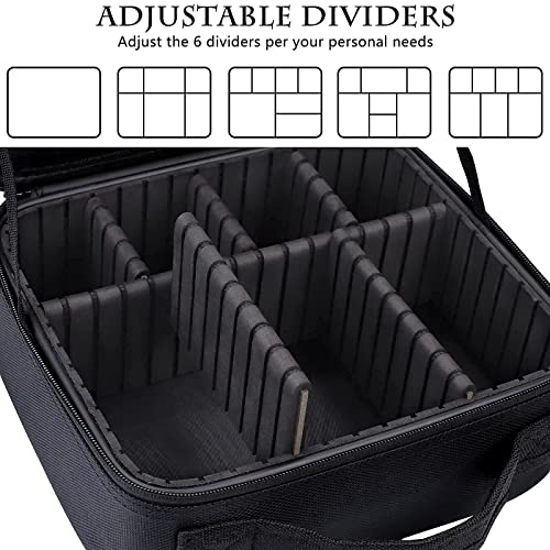 JOURMON Estuche de maquillaje de viaje, Negro -, Bolsa de ma