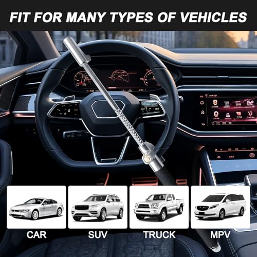 Dispositivo antirrobo para volante, ajuste universal para au