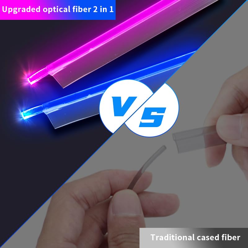 WEBUPAR - Luces interiores para automóvil, accesorios 5 en 1