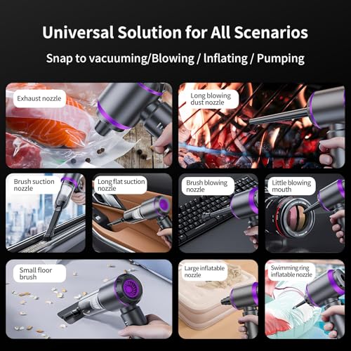 Mini Cordless Handheld Car Vacuum Cleaner/Air Duster/Blower/