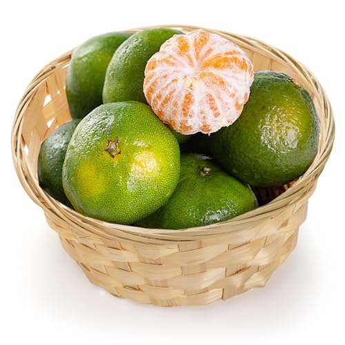 TOPZEA Paquete de 10 cestas redondas de regalo, cesta de fru