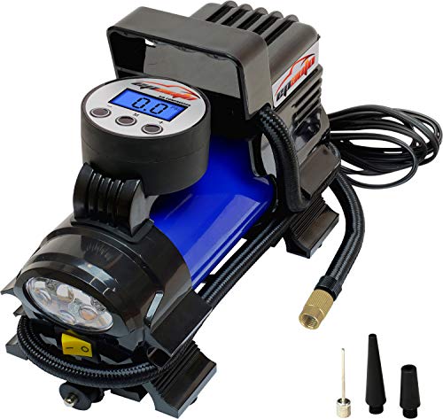 EPAuto - Bomba de compresor de aire portátil de 12 V de CC,