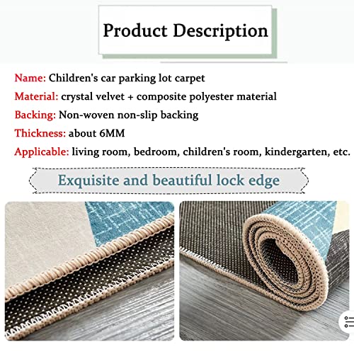 Alfombra de juego para niños, ideal para jugar con autos y j