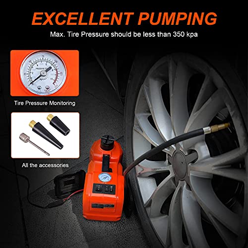 E-HEELP Kit de gato eléctrico para coche hidráulico de 5 ton