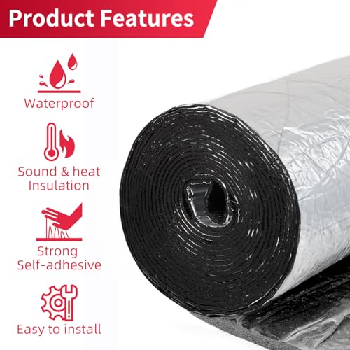 236mil 6sqft Car Heat Shield Sound Insulation Mat Automotive