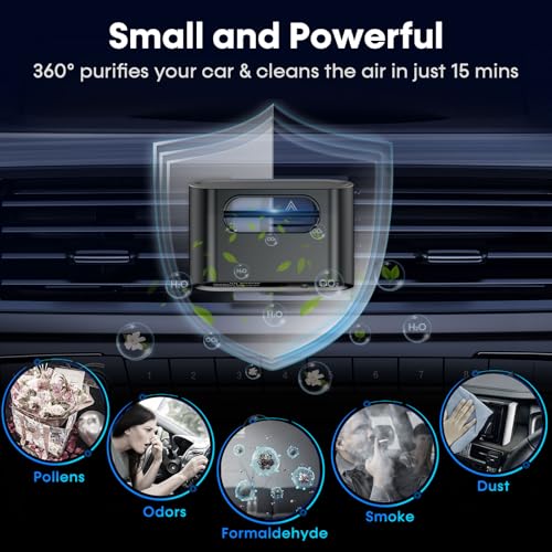 Purificador de aire inteligente para automóvil, compacto, el