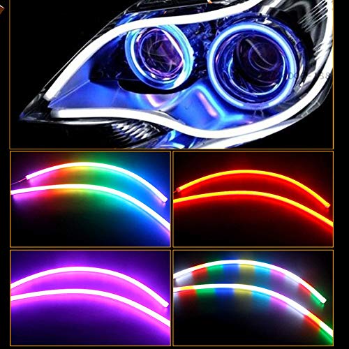 LEDCARE - Tira de luz de tubo para faros delanteros de coche