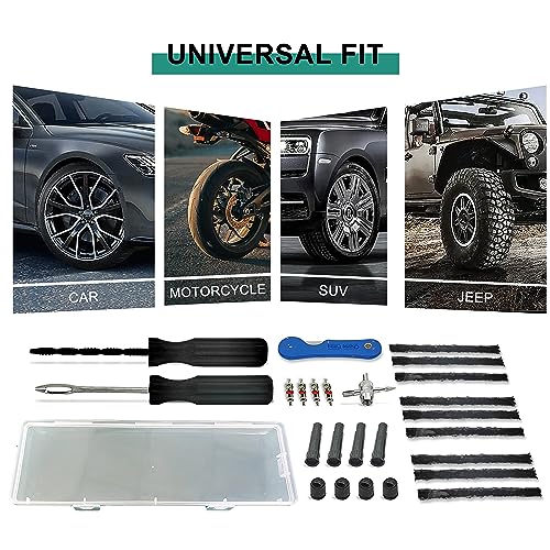 TT-M26 - Kit de reparación de neumáticos sin cámara, kit de
