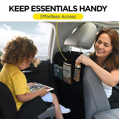 Lebogner Kick Mat - Protectores de respaldo de asiento de au