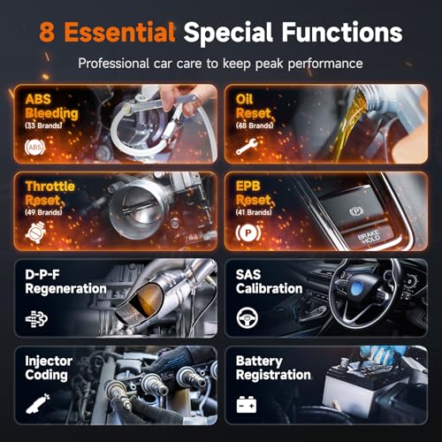 FOXWELL Escáner NT624 Elite All System 8 Lectores de código