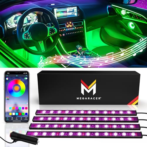 Mega Racer Luces LED para el interior del automóvil, 48 chip