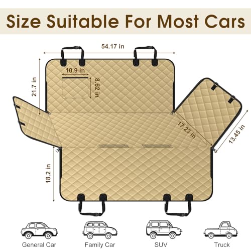 Funda de asiento de automóvil para perro, funda duradera par