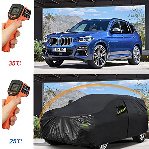 KouKou Funda impermeable para automóvil SUV adecuada para Fo