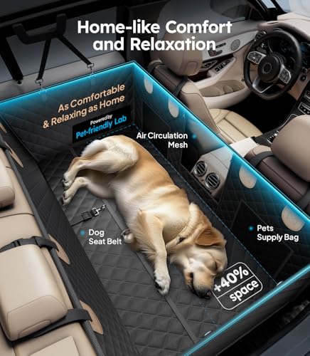Wigoo Funda de asiento de camión para perro mejorada 2025 pa