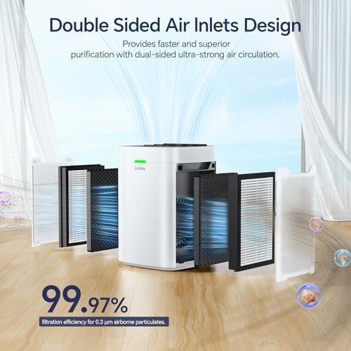 Purificadores de aire para el hogar, habitación grande de ha