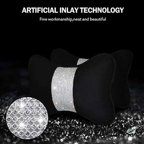 eing Paquete de 2 almohadas brillantes para asiento de autom