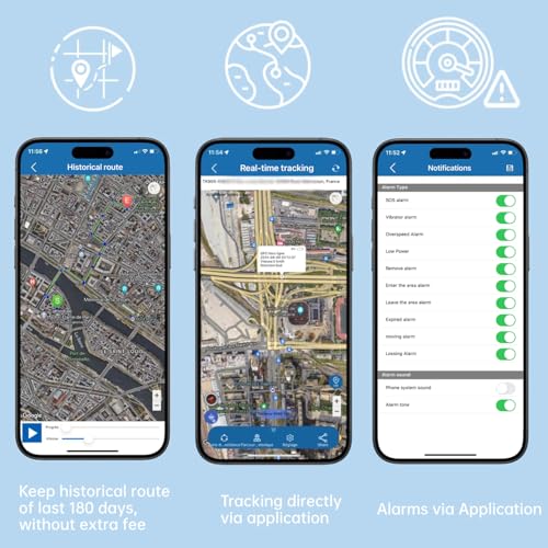 Winnes Rastreador GPS para vehículos, 4G, mini dispositivo d