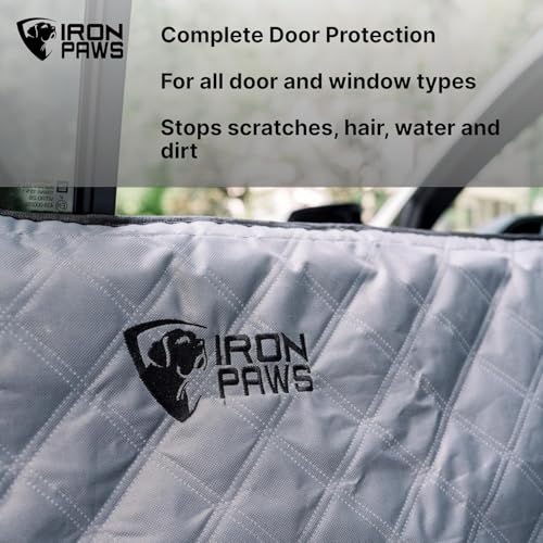 Funda de asiento de coche para perro con protector de arañaz