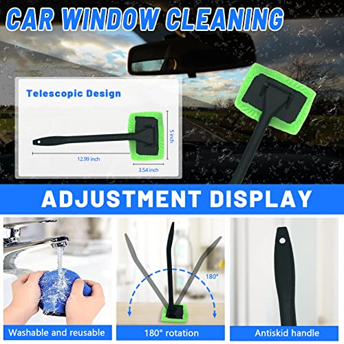 ikaufen Kit de limpieza interior de automóvil de 22 piezas,