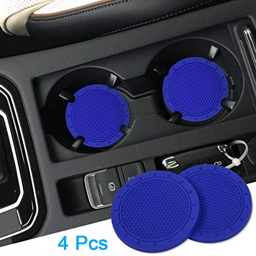Wisdompro Posavasos para automóvil, paquete de 4 posavasos d